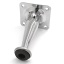 Reguleeritav kapijalg, H=100mm, Ø25 mm (koonus, kroom)