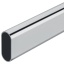 Ovaalne riidepuu toru 30x15 mm, 3 m (kroom)