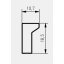 Käepide PILLAR 190 mm, alumiinium