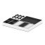 Garderoobi sisu valge/must, 520x460x58mm