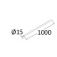 Reelingu toru ø15/1000 mm (MUST, RAL9005)