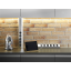 CASIA pistikupesade torn, 4 Schuko pistikut + lüliti + 2x USB (roostevaba / must)