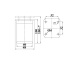 Reguleeritav kapijalg h=100 mm, 40x40 mm (kroom / hõbe)