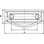 Käepide 96 x 32 mm (antiik pronks)