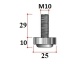 Kapijalg M10 (metallik/must)