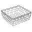 Väljatõmmatav garderoobikorv SMART 560 x 460 x H.233 mm (antratsiit)