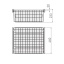 Väljatõmmatav garderoobikorv SMART 760 x 460 x H.233 mm (valge)