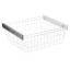Väljatõmmatav garderoobikorv SMART 560 x 460 x H.233 mm (valge)