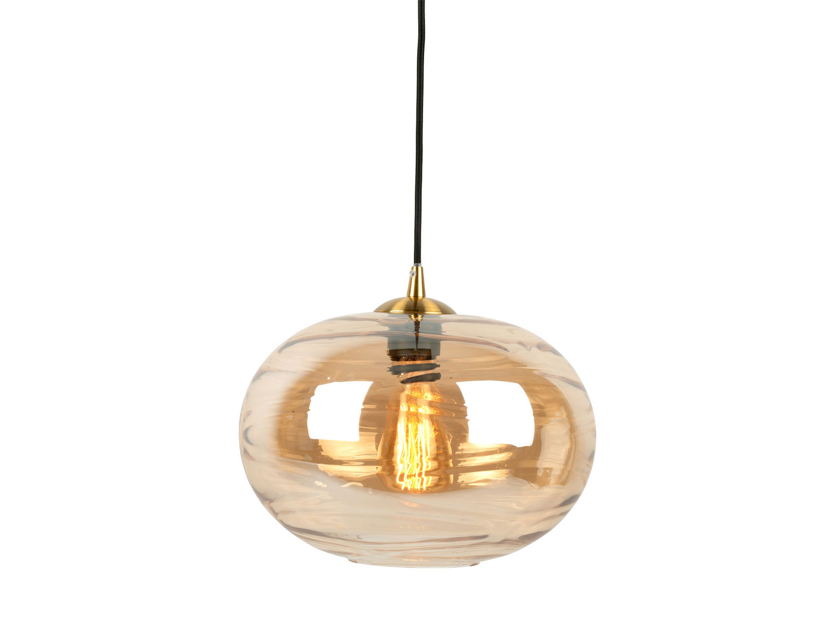 Glamour Globe Sphere Amber  - brūns griestu lampa