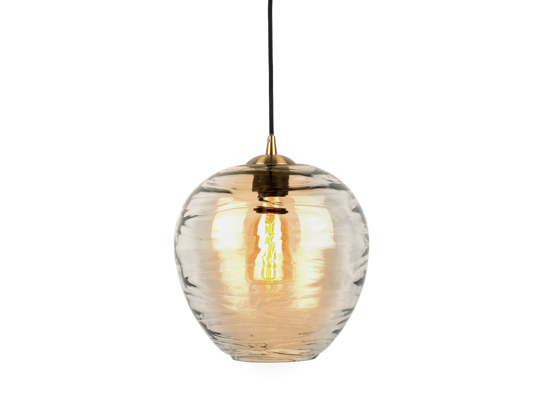 Glamour Globe Amber  - brūns griestu lampa