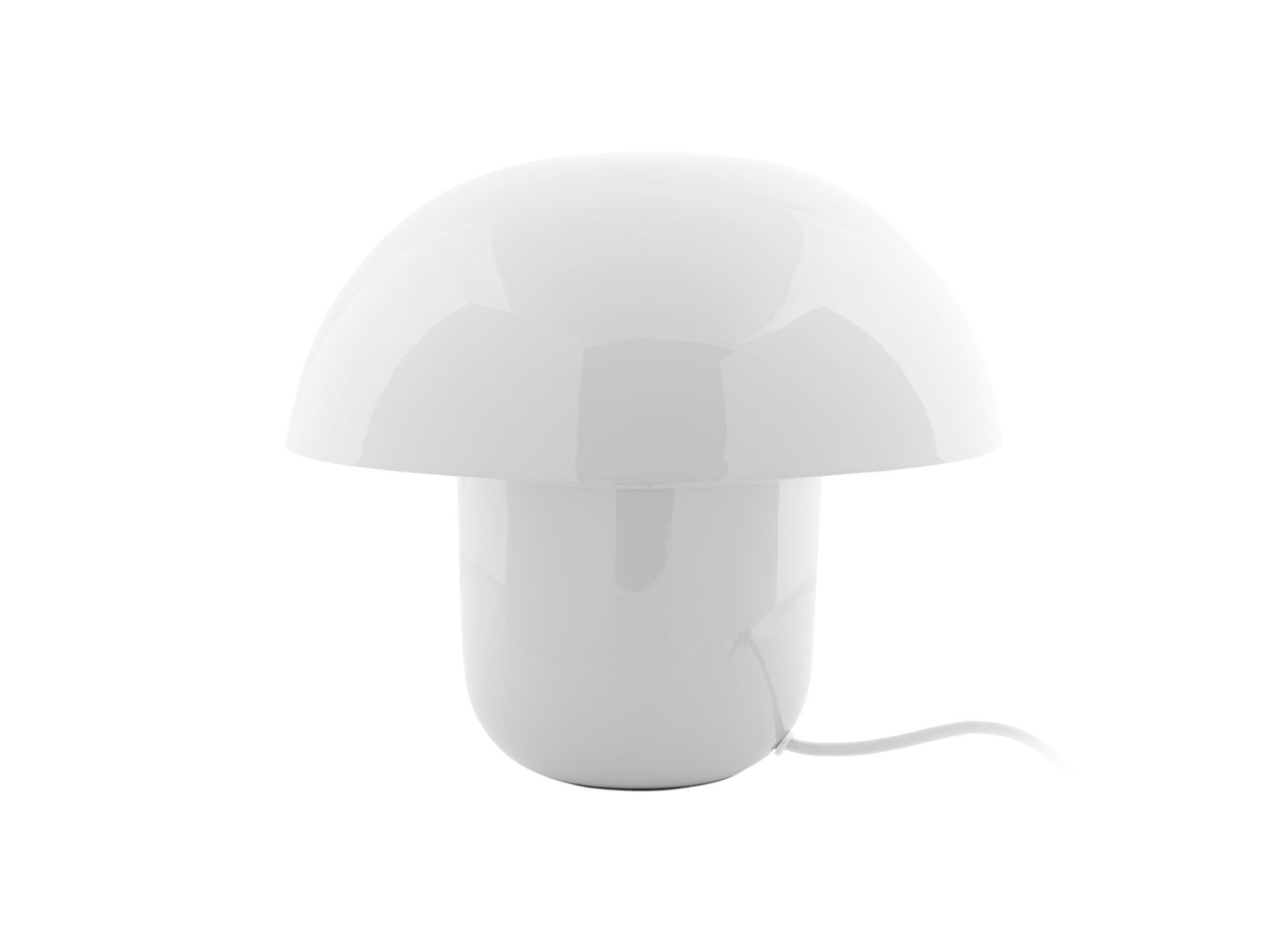 Fat Mushroom  - balts galda lampa