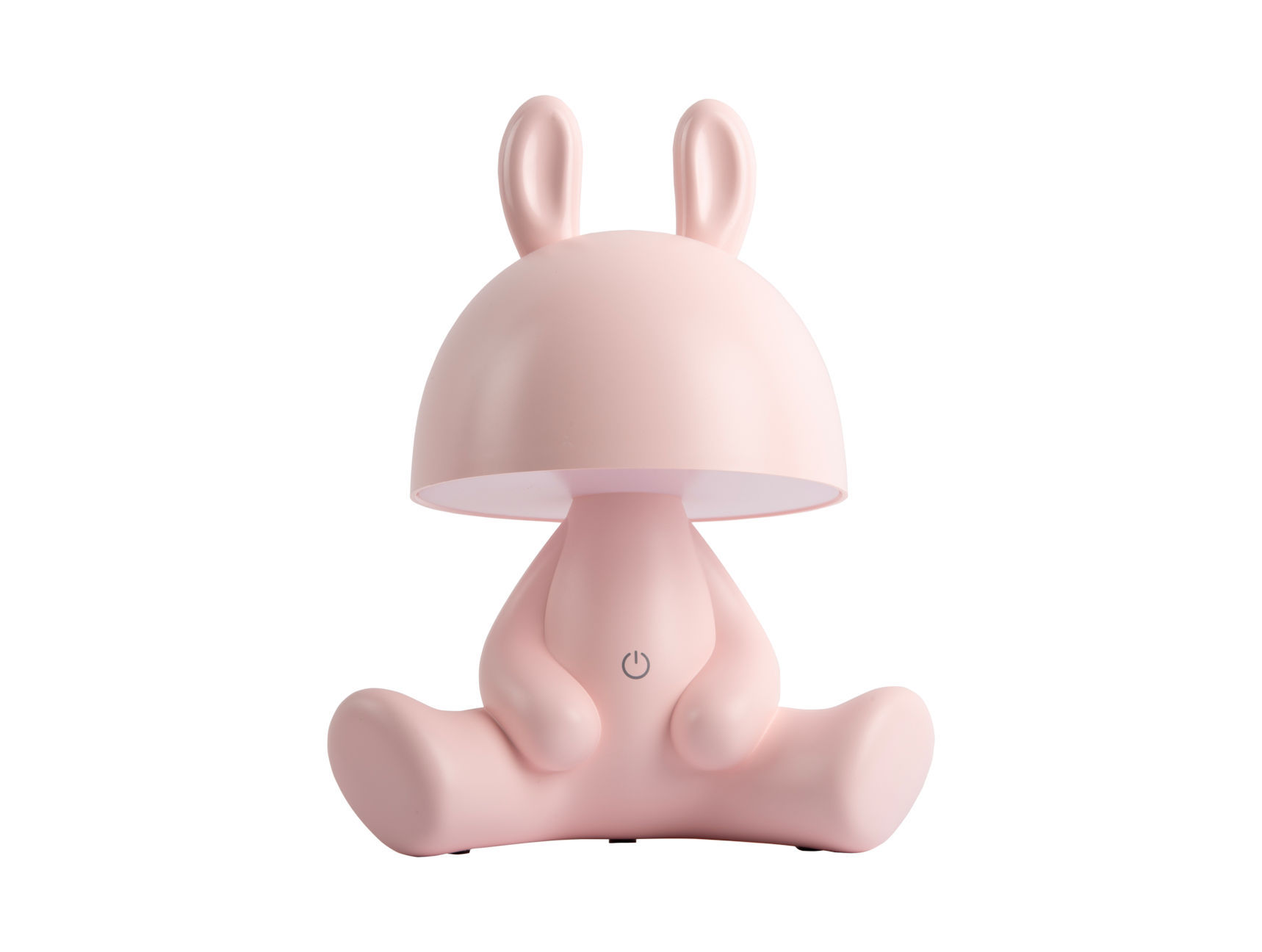 Bunny  - rozā lādēta galda lampa; (maks. uzlāde 8 stundas)