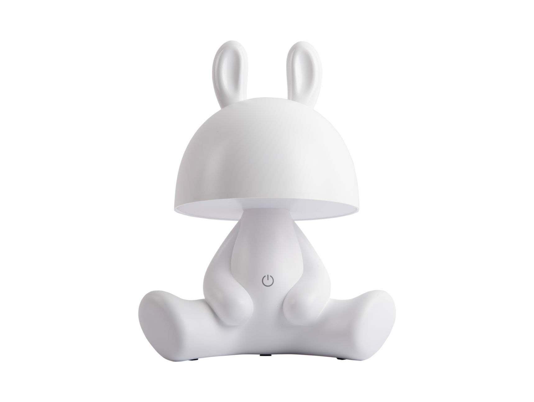 Bunny  - balta lādēta galda lampa; (maks. uzlāde 8 stundas)