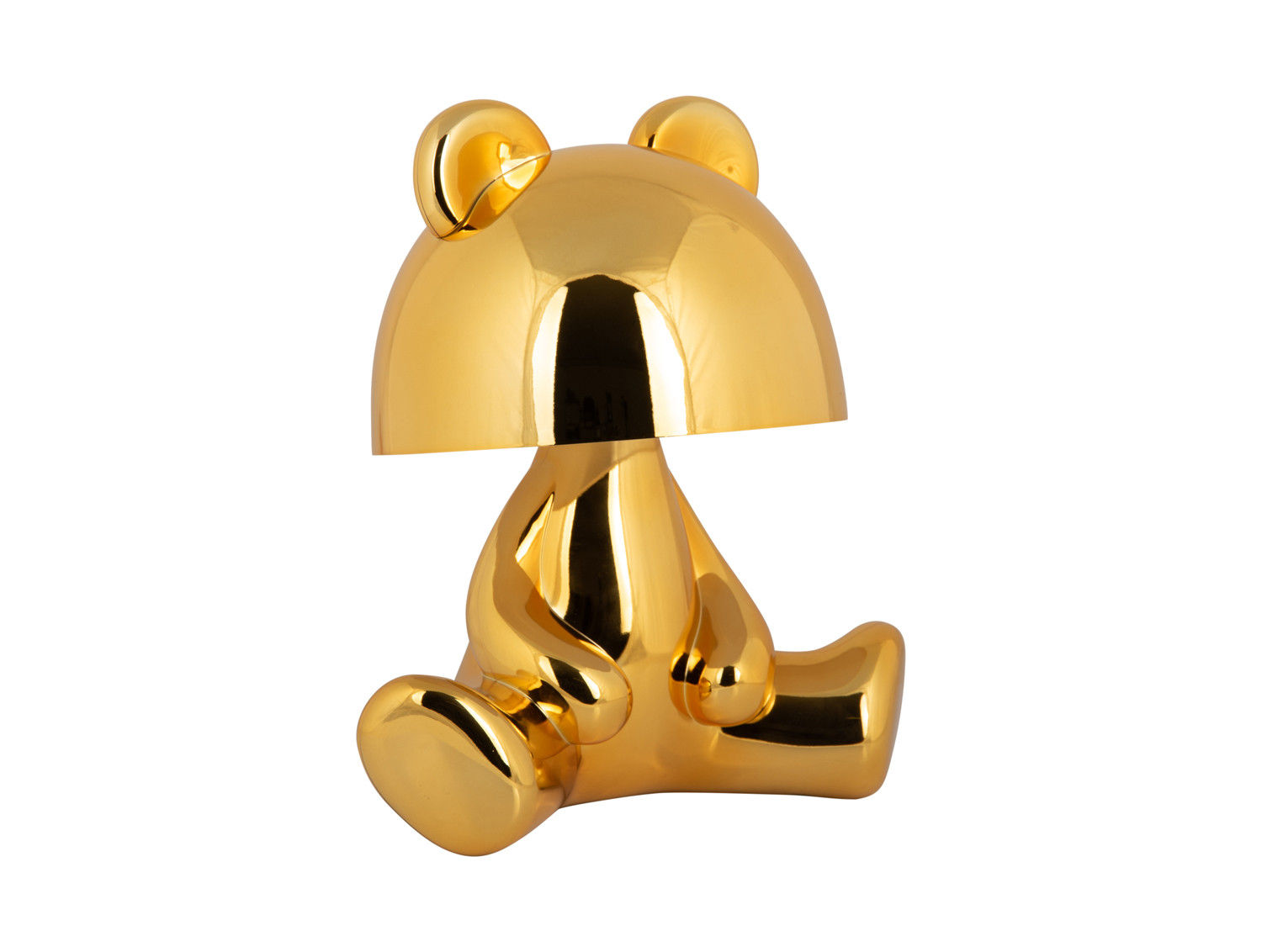 Bear  - apzeltīta lādēta galda lampa ar Bluetooth-dinamiku; (maksāt maks. 8 stundu laikā)