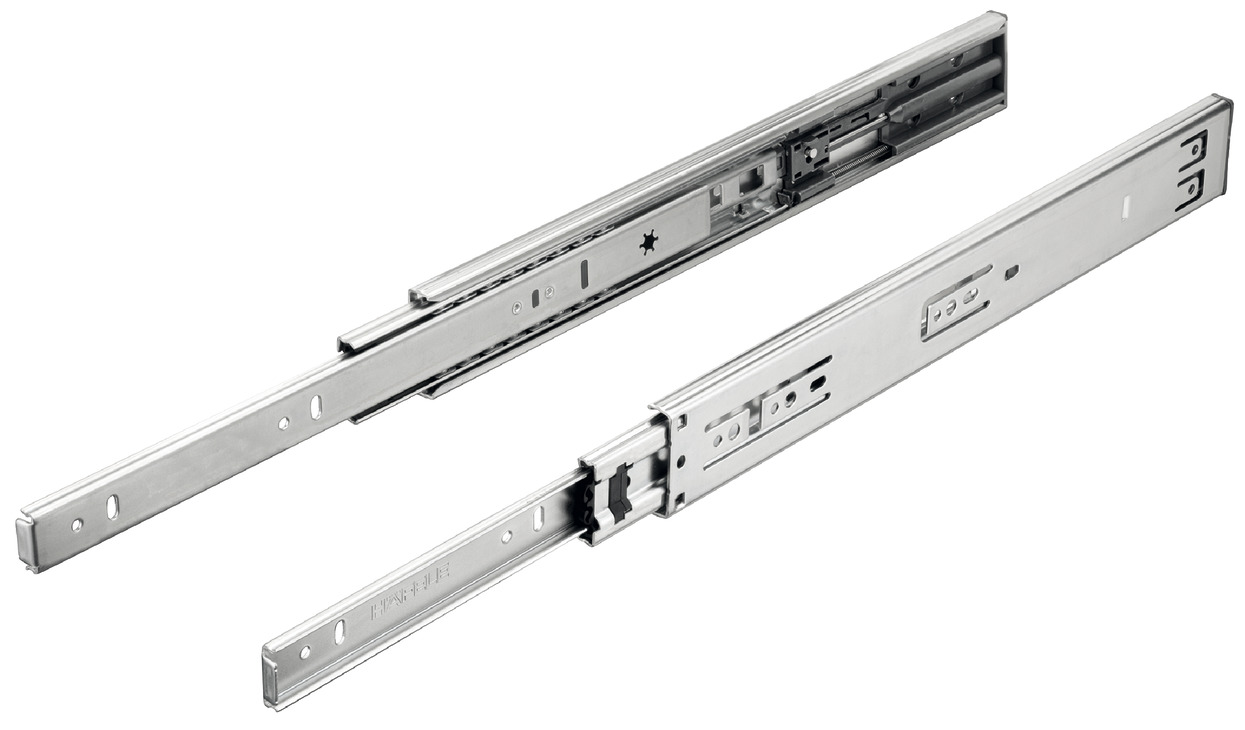 Häfele Matrix BB A teleskopiskās vadotnes ar mīkstu aizvēršanu,  L=250 mm