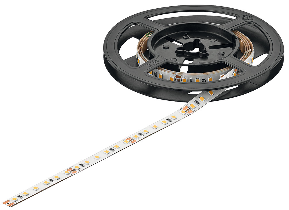 Häfele Loox5 Eco LED 3071 gaismas sloksne 5 m/rullī, 4.8 W/m, siltā gaisma 3000 K, 24 V 